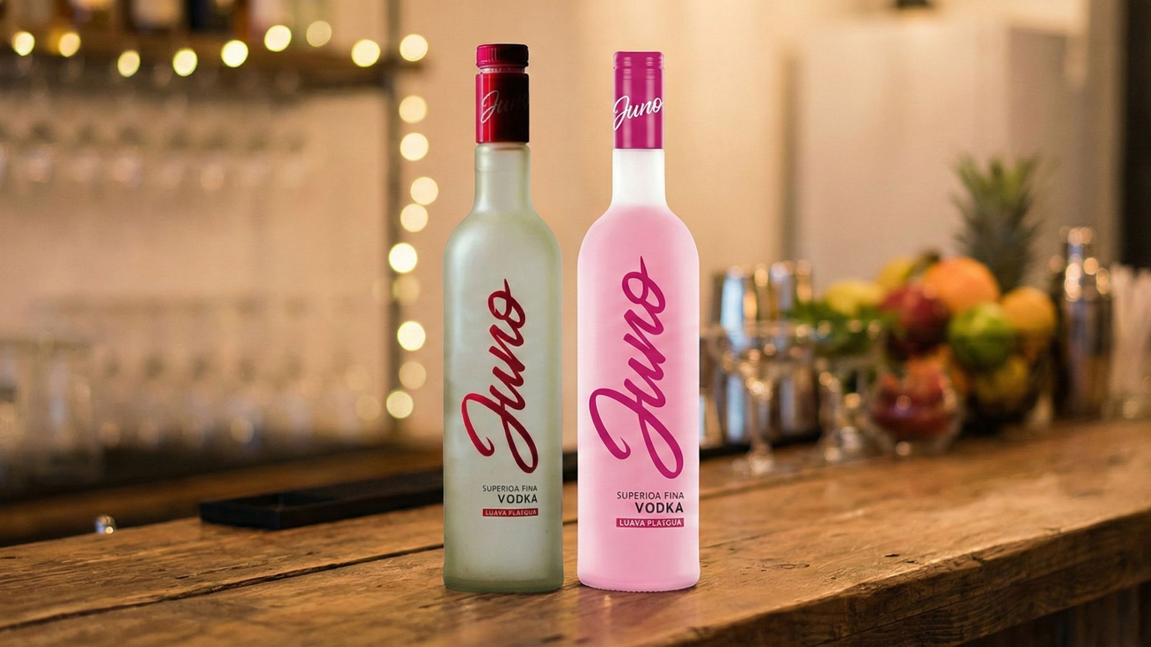 A bottle of Aperol and cocktail illustrations